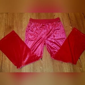 Vibrant Pink Velour Pants